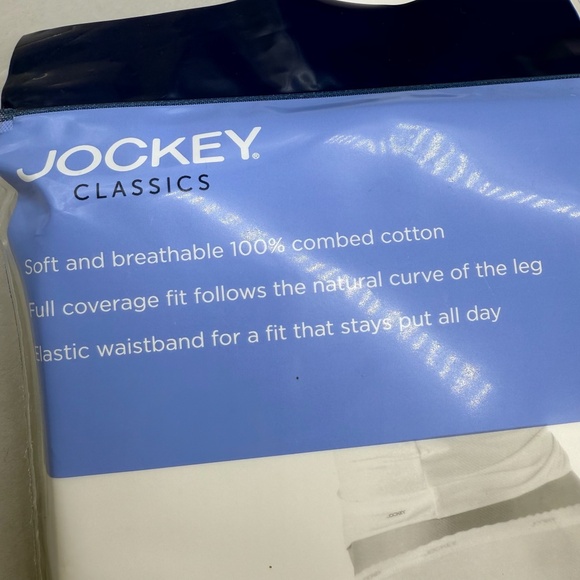 Jockey. Classic Hipster, Nude, All Cotton Size 5 New in Packaging (3 pairs) - Picture 4 of 10